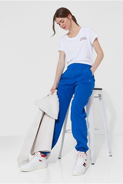 Tommy Hilfiger Cotton Woven Jogger - Elastic Waist