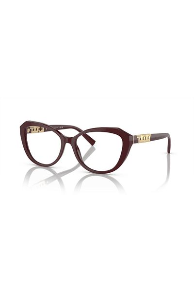 Tiffany Woman Cat Eye Eyeglasses- Tf 2241b - Lense Size:52mm - Burgundy