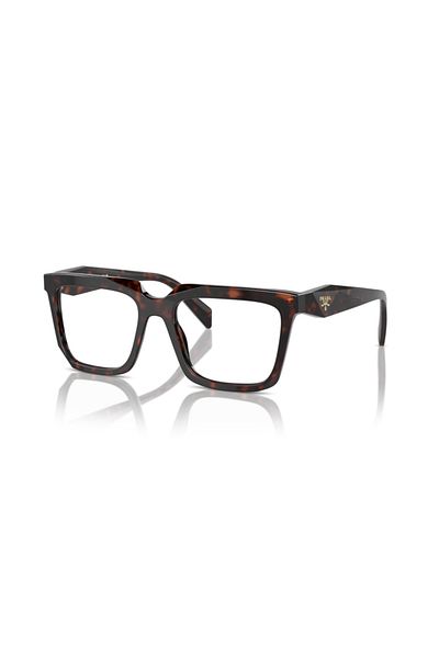 Prada Woman Rectangle Eyeglasses- Pr A19v - Lense Size:52mm - Root Tortoise