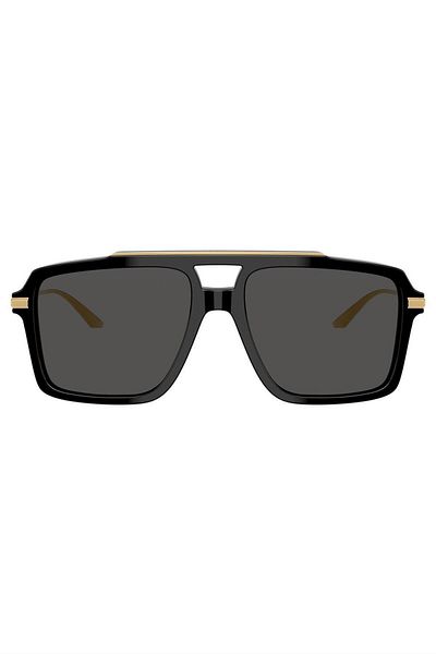 Dolce&Gabbana Dolce & Gabbana Man Pilot Sunglasses- Dg 4477 - Lense Size:56mm - Black