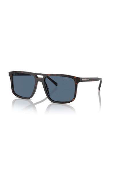 Prada Man Rectangle Sunglasses- Pr A22s - Lense Size:56mm - Radica Tortoise