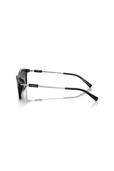 Armani Exchange Woman Irregular Sunglasses- Ax 4146su - Lense Size:53mm - Shiny Black