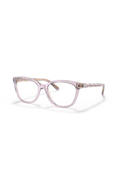 Coach Woman Square Eyeglasses- Hc 6186 - Lense Size:53mm - Transparent Lilac