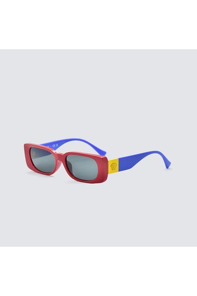 Versace Kids Unisex Rectangle Sunglasses- Ve 4003u - Lense Size:47mm - Red