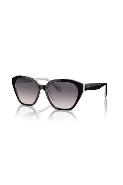 Ralph model 0RA5315U 60663654 Acetate Cat eye Shiny black on opal grey for Adult Female
