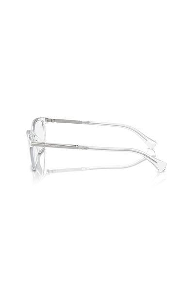 Ralph Lauren Ralph Unisex Square Eyeglasses- Ra 7160u - Lense Size:55mm - Shiny Transparent