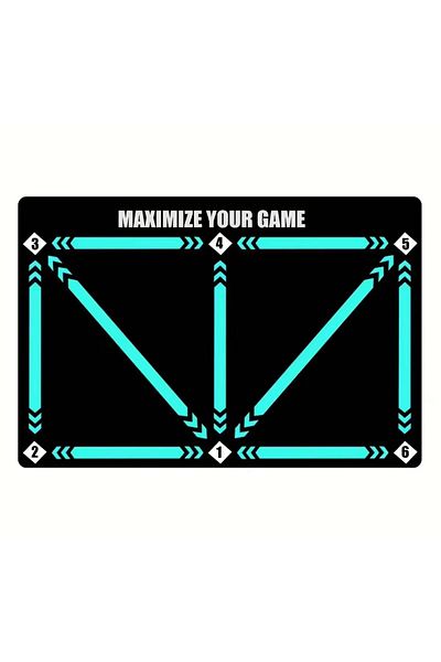 Schulzz Imported Original Non-Slip Rubber Football Training Mat and Training Set Ball Technique Development (1000Gr)