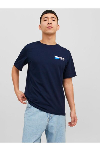 Jack & Jones 12233999 -2 Ανδρικό μπλουζάκι Basic με στάμπα