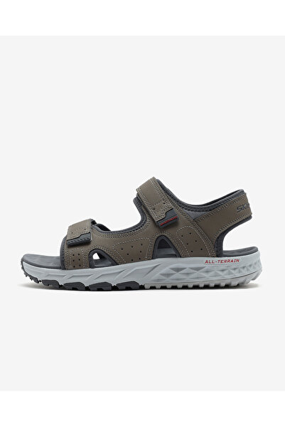 SKECHERS Escape Logolu Cırt Cırtlı Sandalet Erkek AYAKKABI 237588 NTGY