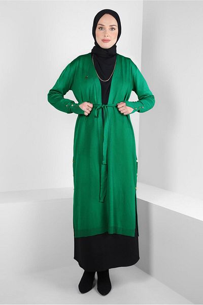 Alvina Knitwear Belted Cardigan - Model 44076