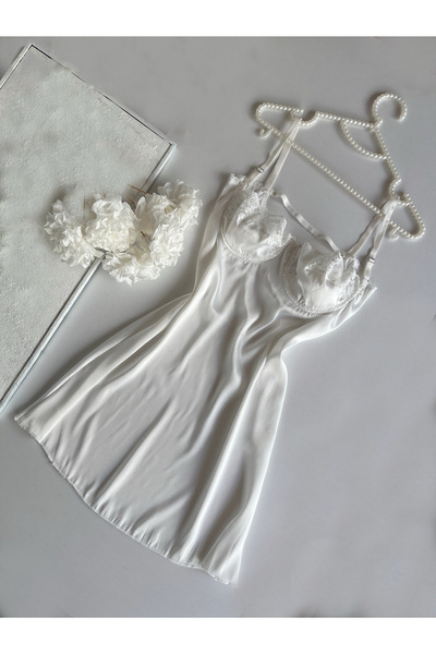 ELORİA Cămașă de noapte din satin Melody of the Night