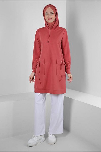 Alvina Pantaloni largi cu talie elastică 70554