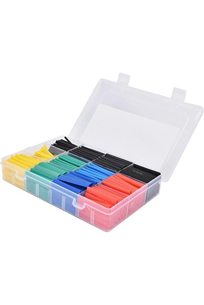 Generic مجموعة أنابيب عزل حرارية ملونة مكونة من 530 قطعة