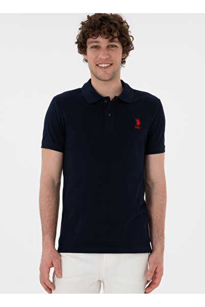 U.S. Polo Assn. U.S. Polo Assn. Темно-синя чоловіча поло-футболка TP04