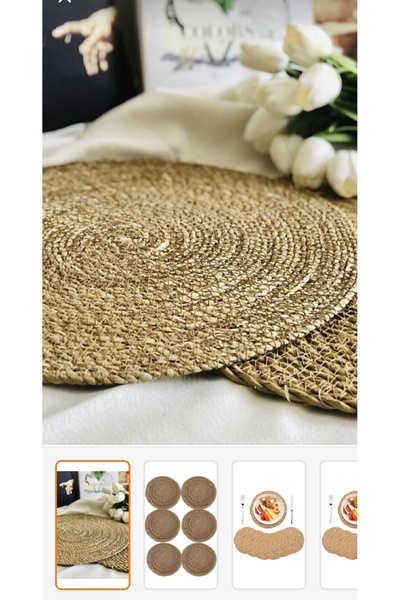 yuselbebe مجموعة خدمة ويكر سبلا الأمريكية مكونة من 6 قطع