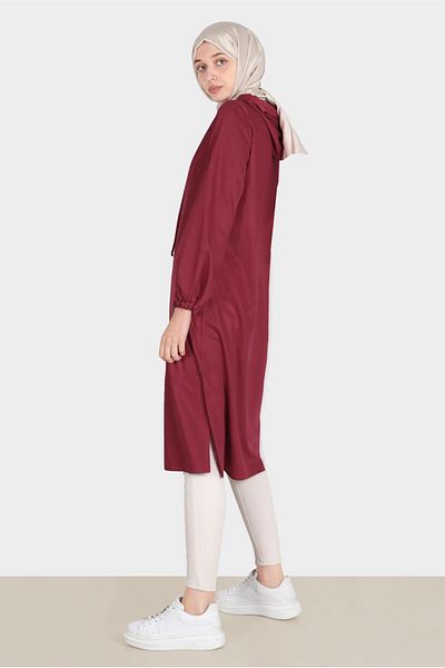 Alvina Hooded Buttoned Tunic - 42784