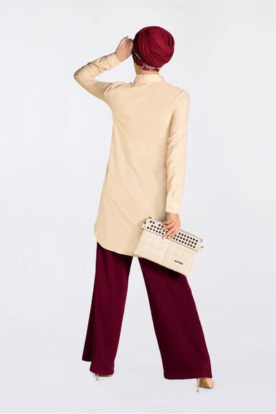 Alvina Bead Detailed Buttoned Tunic 4369