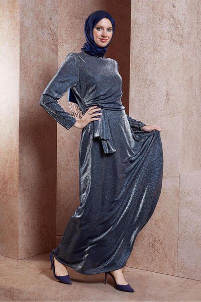 Alvina 50430 Rochie de seara model argintie Testet