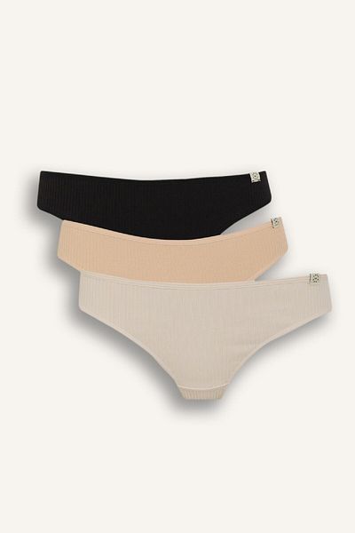 DeFacto Ribana 3-Pece Slip εσώρουχα με λουράκι-fall In Love E4896ax25sp