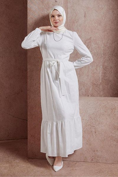 Alvina COTTON DRESS WITH BIRCH 44650