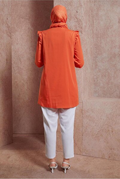 Alvina Firfir Detailed Shirt Tunic 44589