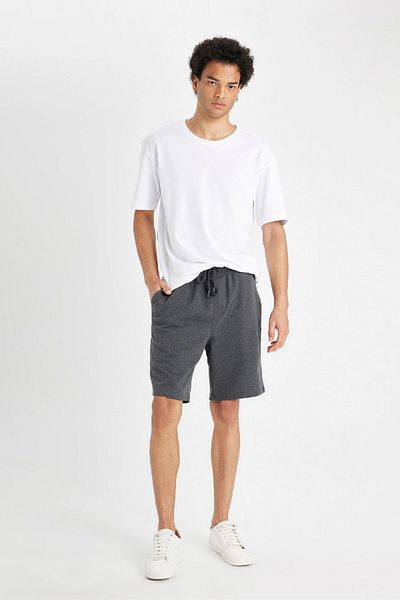 DeFacto Slim Fit Slim Fit Basic ίσιο σορτς με τσέπες R3442az24sm