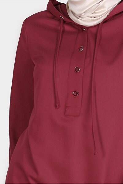 Alvina Buttoned K Hooded Tunic 42784