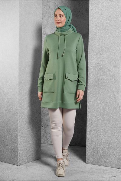 Alvina Pocket Detail Tracksuit Tunic 45266
