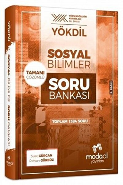 Modadil Yayınları Modadil YÖKDİL Sosyal Bilimler Tamamı Çözümlü Soru Bankası