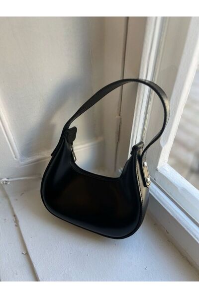 SHINELUC غايا |   حقيبة كتف و يد باجيت سوداء