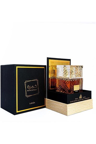 lattafa عطر خمرة للجنسين - أو دي بارفان، 3.4 أونصة