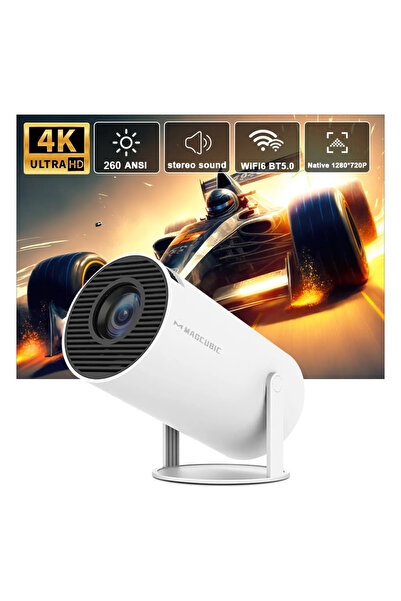 Genel Markalar Taşınabilir Android Projeksiyon En Güncel Versiyon Wifi Destekli Akıllı Sinema Projektör Ultra Hd