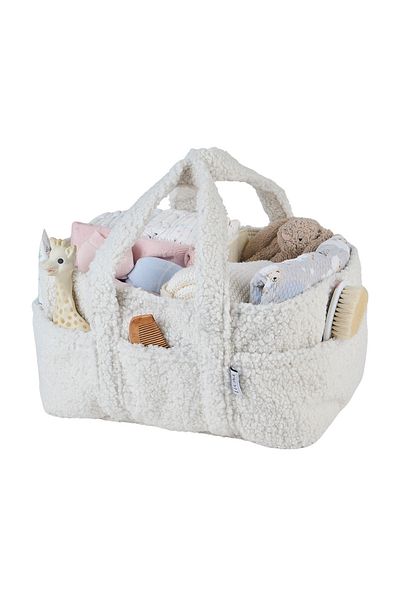 Lucina Plush Diaper Caddy - Vera Mother Baby Care Organizer