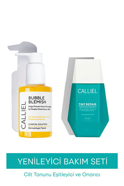 CALLİEL Aydınlatıcı, Kızarıklık Karşıtıve Cilt Tonu Eşitleyici Bakım Seti
