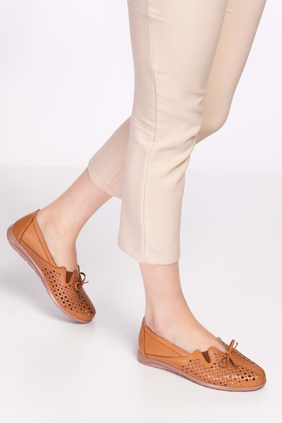 Gondol Hakiki Deri Ortopedik Taban Günlük Ayakkabı Esfa.2605