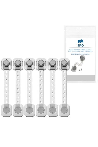 SIPO Universal Lock Strap for Cabinets and Drawers