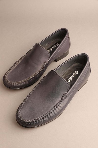 Gondol Loafer clasic pentru bărbați din piele naturală violet 39 ttx.293