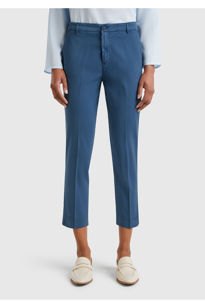 United Colors of Benetton Pantaloni chino sezonieri din denim de damă