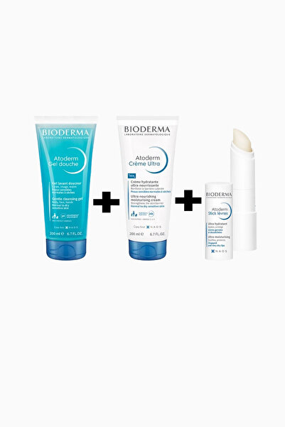 Bioderma Kuru Cilter İçin Nemlendirici Bakım Kiti 3 Lü