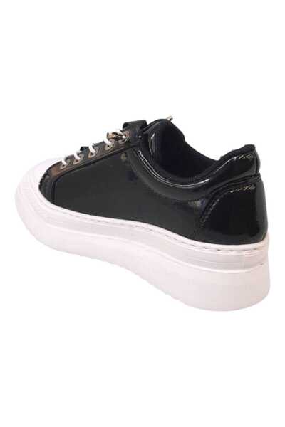 Onur Ortopedik GÜNLÜK KIZ ÇOCUK SPOR TARZ SİYAH RUGAN AYAKKABI