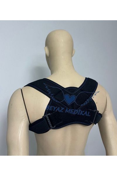 orthonew New Generation Upright Posture Corset Black Unisex Anti-Hunchback