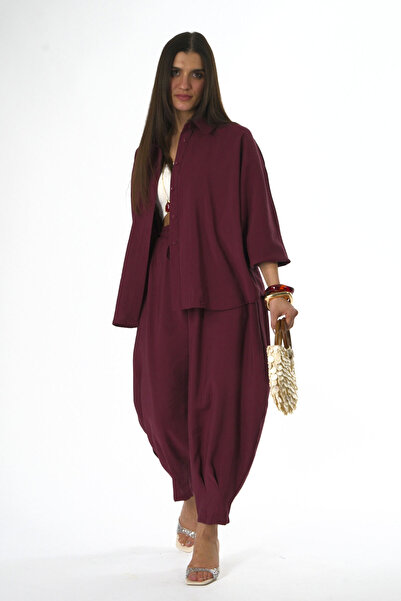 ABBRA Women's Elastic Waist Shirt Shalwar Suit