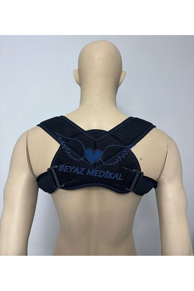 orthonew New Generation Upright Posture Corset Black Unisex Anti-Hunchback