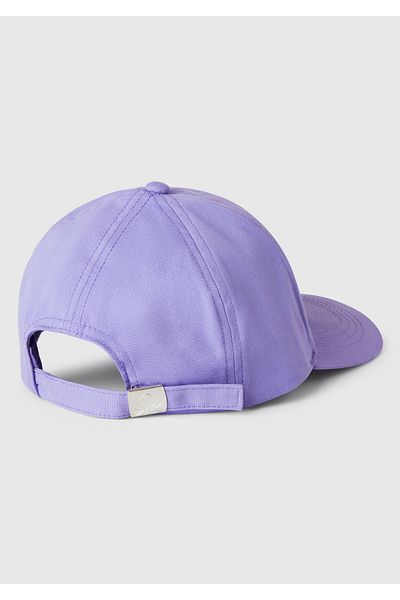 United Colors of Benetton Pălărie cu șapcă reglabilă pe spate cu logo violet pentru băiat