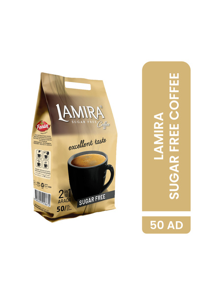 LAMİRA لاميرا كيس قهوة - 2 عبوة، في 1، خالي من السكر، 12 جرام*50