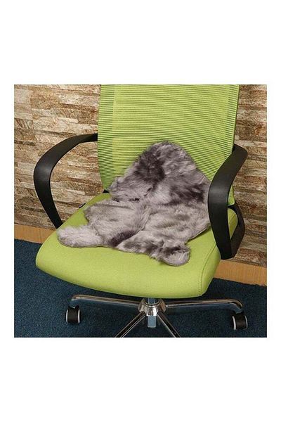 Comfy Super Soft Faux Sheep Skin Warm Hairy Carpet Grey 60 x 40cm