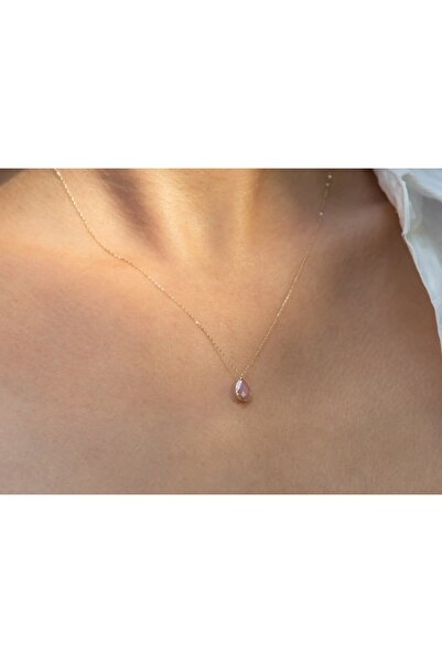 Safir Kuyumculuk Doğal Taşlı Altın Kolye