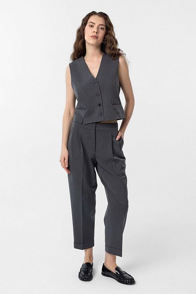 Antioch Anthracite Slit Women's Vest