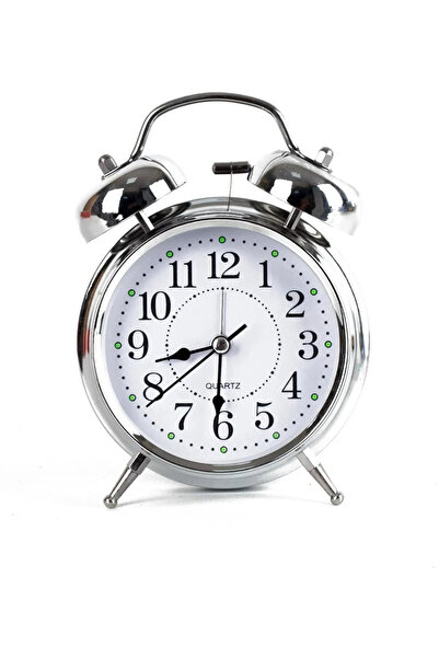 teknonisa büyük boy gümüş çalar saat