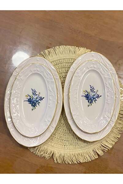 Dame Marie ROLYEF BLUE 4'LÜ KAYIK TABAK